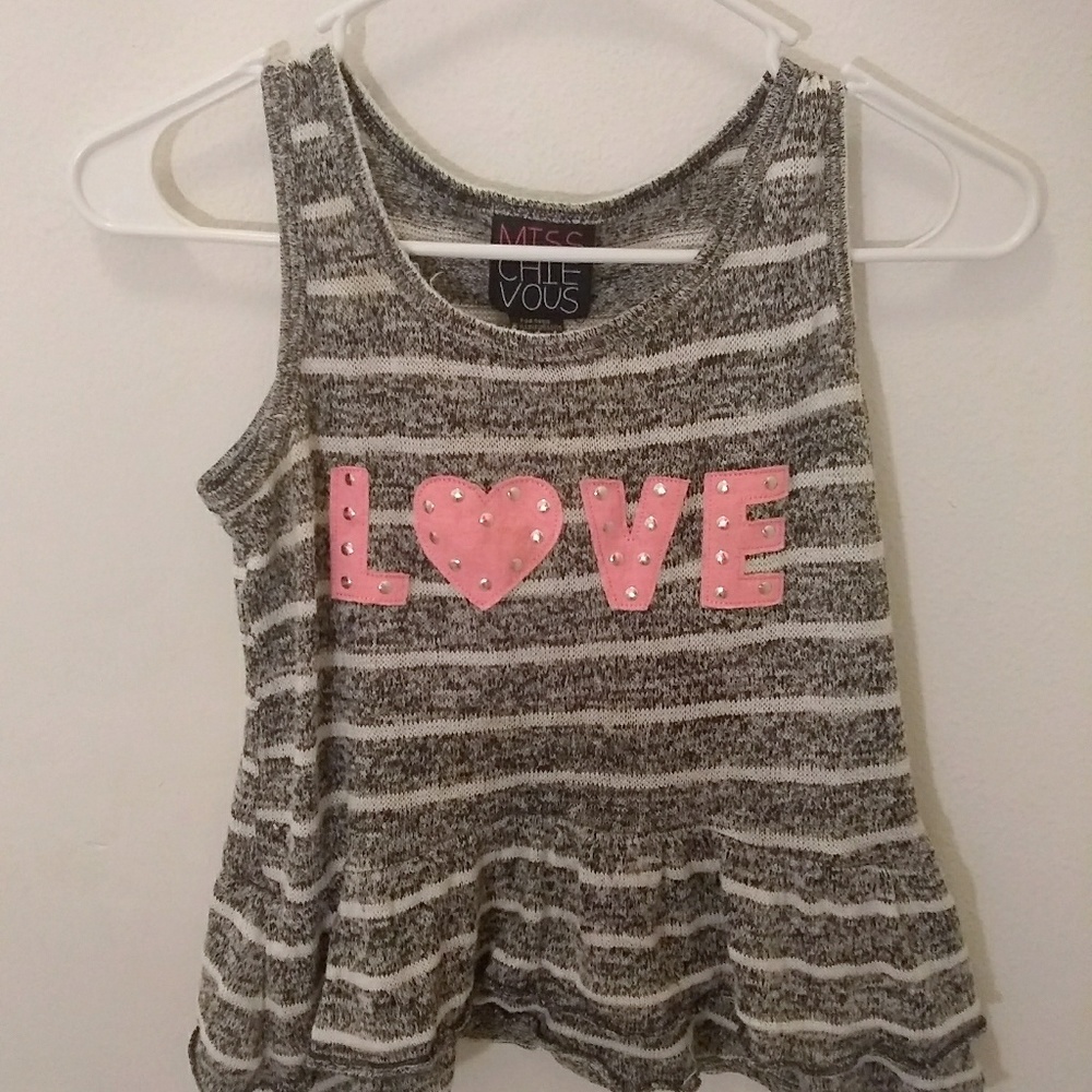 Mischevious "Love" Top